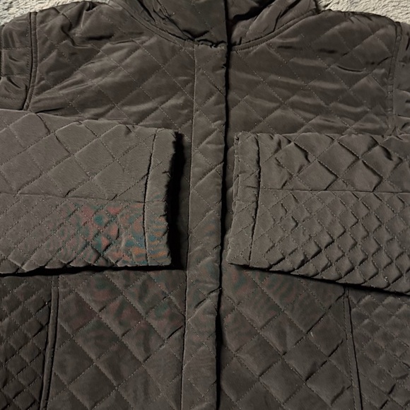 Calvin Klein Women's Black Quilted Puffer Jacket - Picture 2 of 4